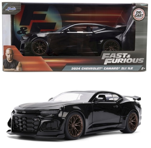 9336475314R00 Chevrolet Camaro 2024 ZL1 1LE Black - Fast & Furious 1:24